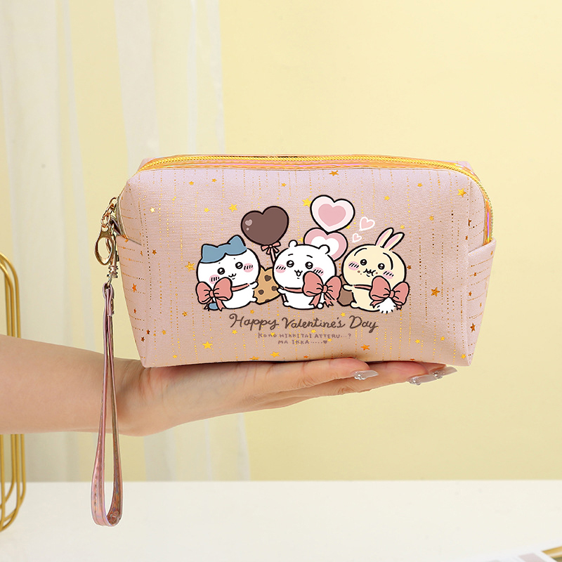Tech Accessories Travel Bag - Chiikawas Hachiware Usagi Makeup Bag Kawaii