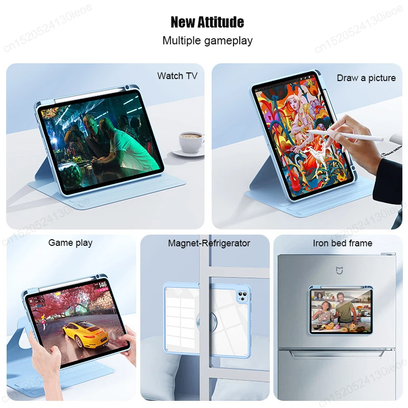 Case For IPad Air Pro 1 2 3 4  - Pen Holder Magnetic review and price
