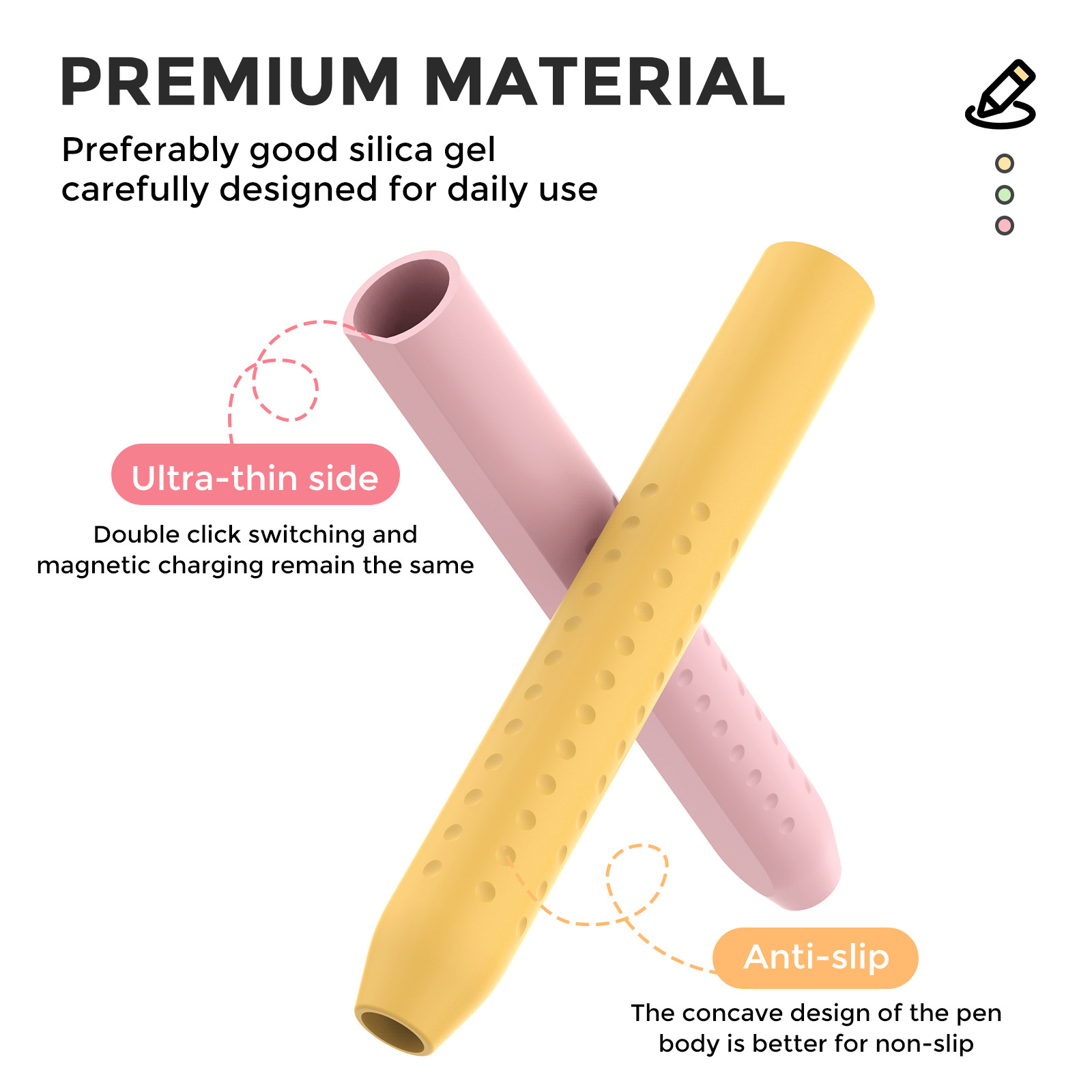 1PC Stylus Cover for Apple Pen - Pen Holder Magnetic review and price