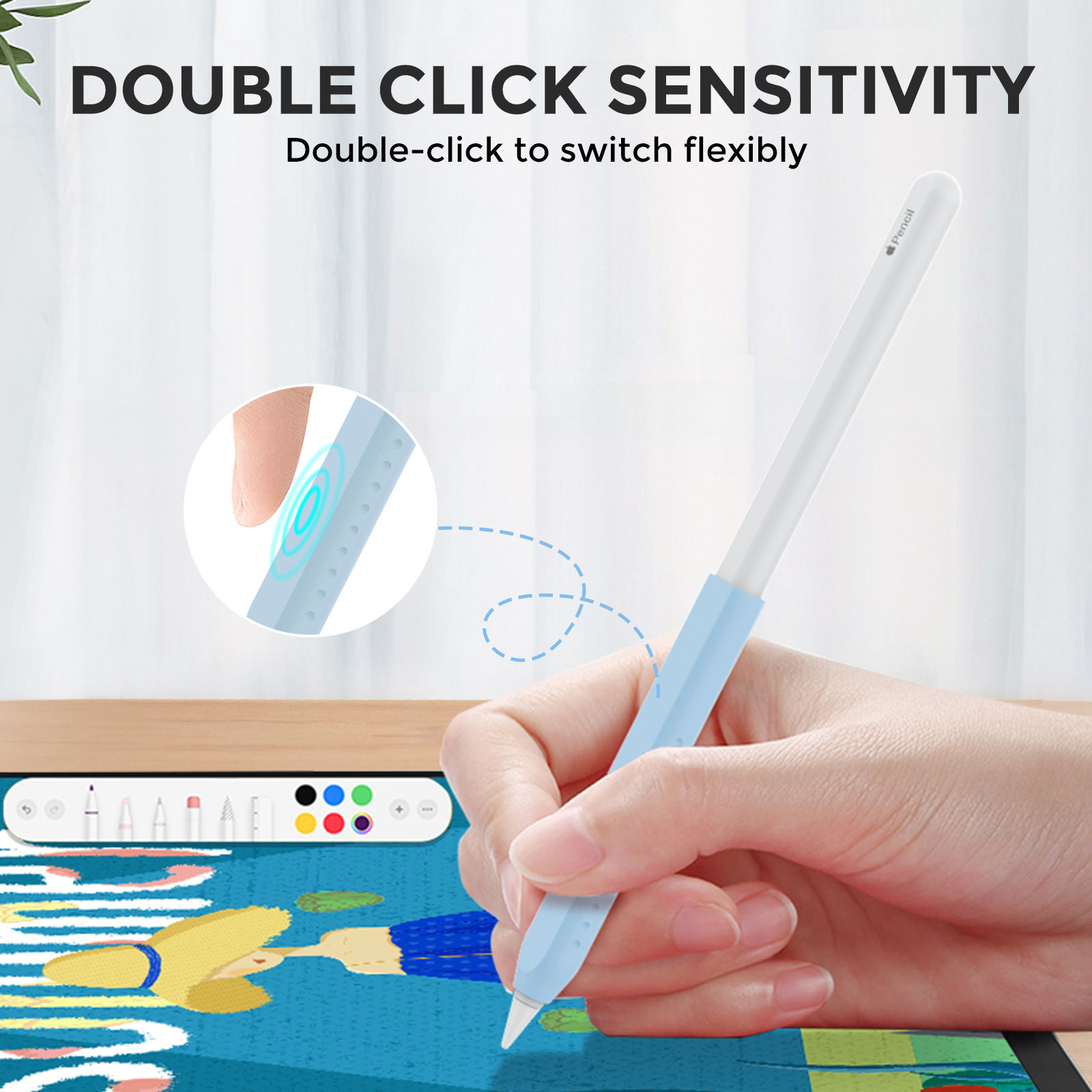 1PC Stylus Cover for Apple Pen - Pen Holder Magnetic review and price