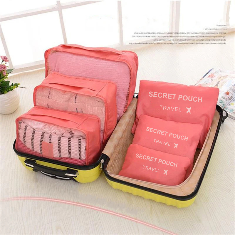 6pcs Travel Storage Bag Large  - Tech Accessories Travel Bag review and price