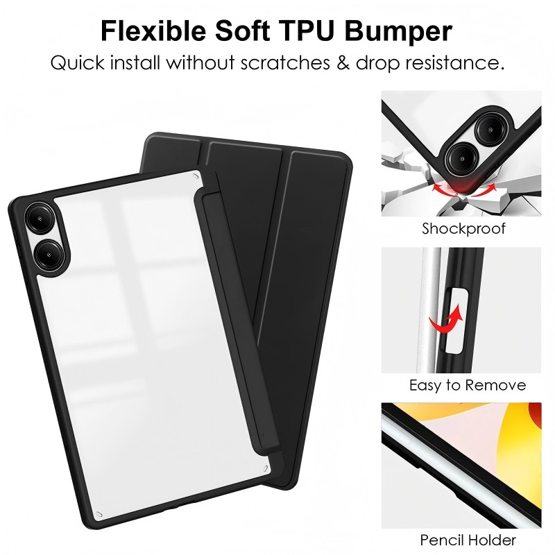 For Xiaomi Poco Pad M1 Case Wi - Pen Holder Magnetic review and price