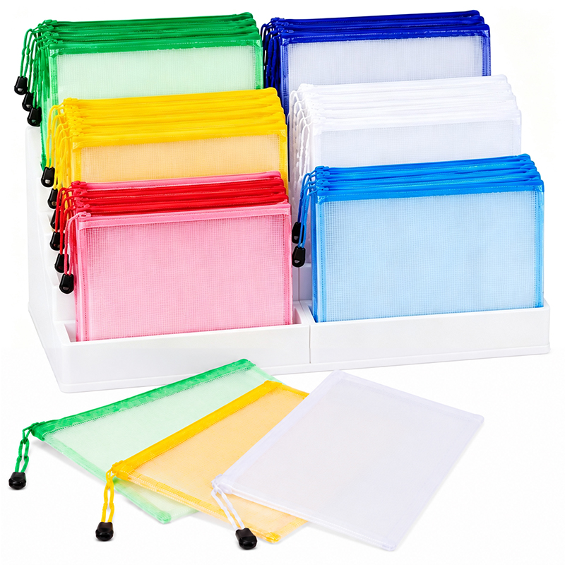 5/20PCS A4/A5 Mesh Zipper Pouc - Tech Accessories Travel Bag review and price