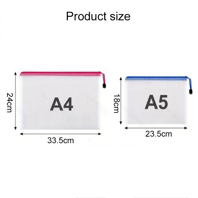 5/20PCS A4/A5 Mesh Zipper Pouc - Tech Accessories Travel Bag review and price