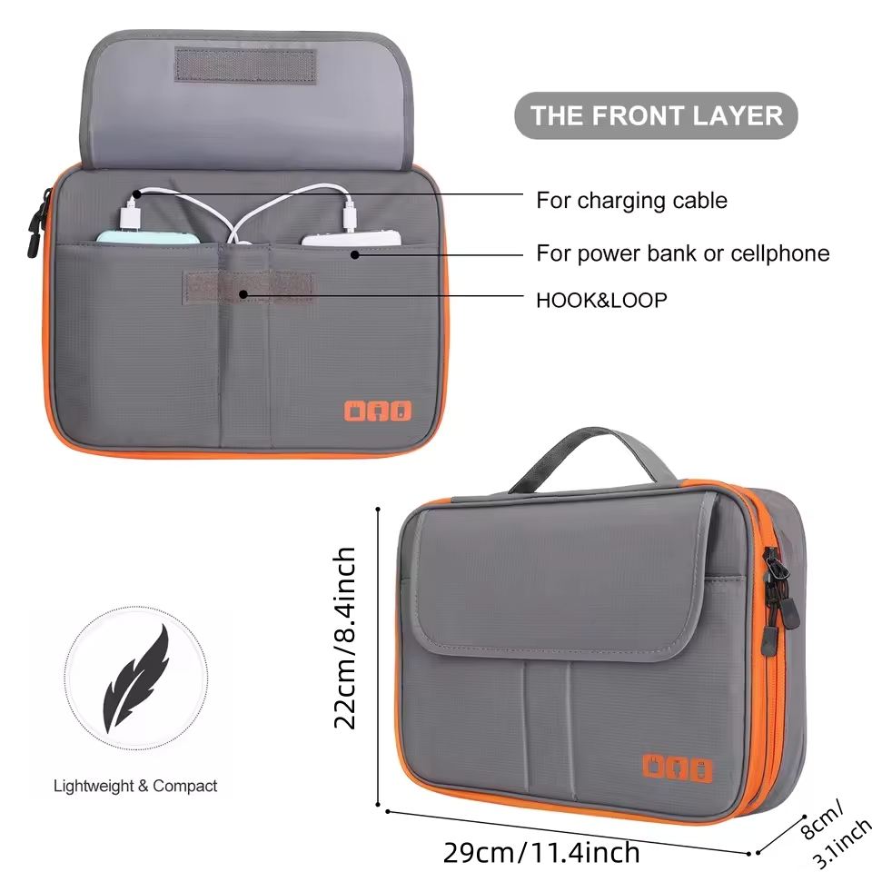 Travel Double Layer Digital St - Tech Accessories Case review and price
